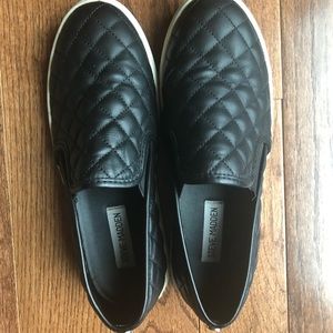Steve Madden Leather Slip Ons